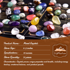 SigMntun close-up of smooth crystals, ideal palm stones for grounding and focus.