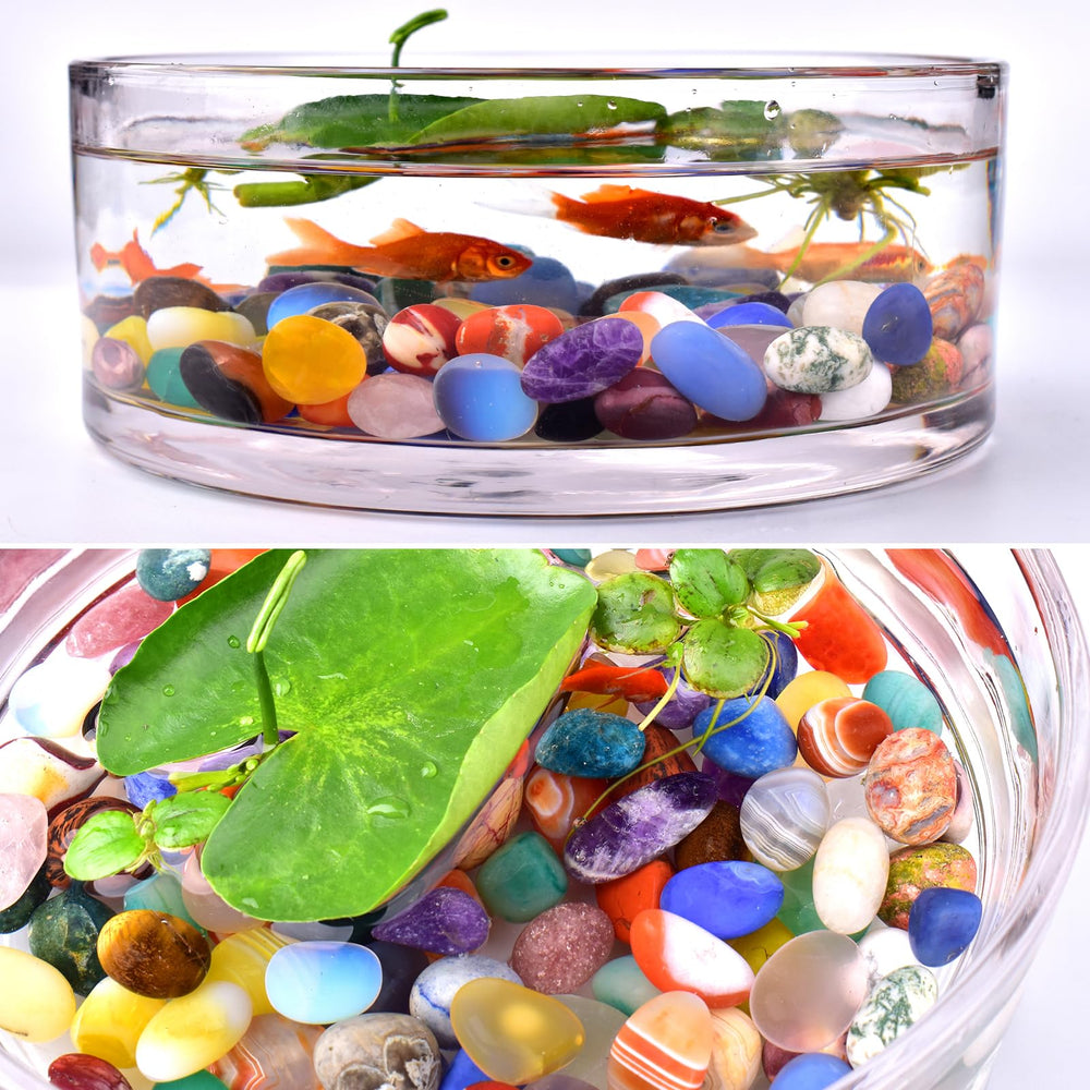SigMntun set displayed in a bowl enhances room decor with positive energy.