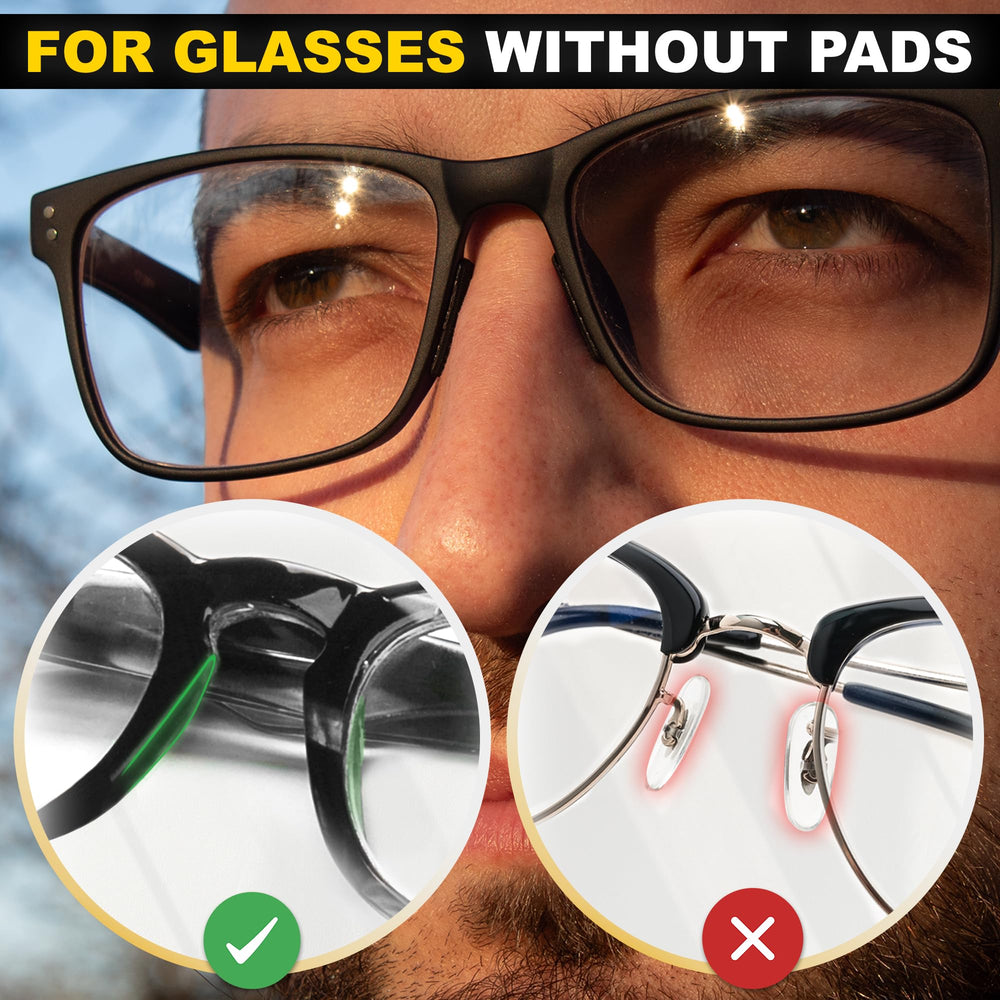 Microfiber cleaning cloth included with SIGONNA nose pads kit