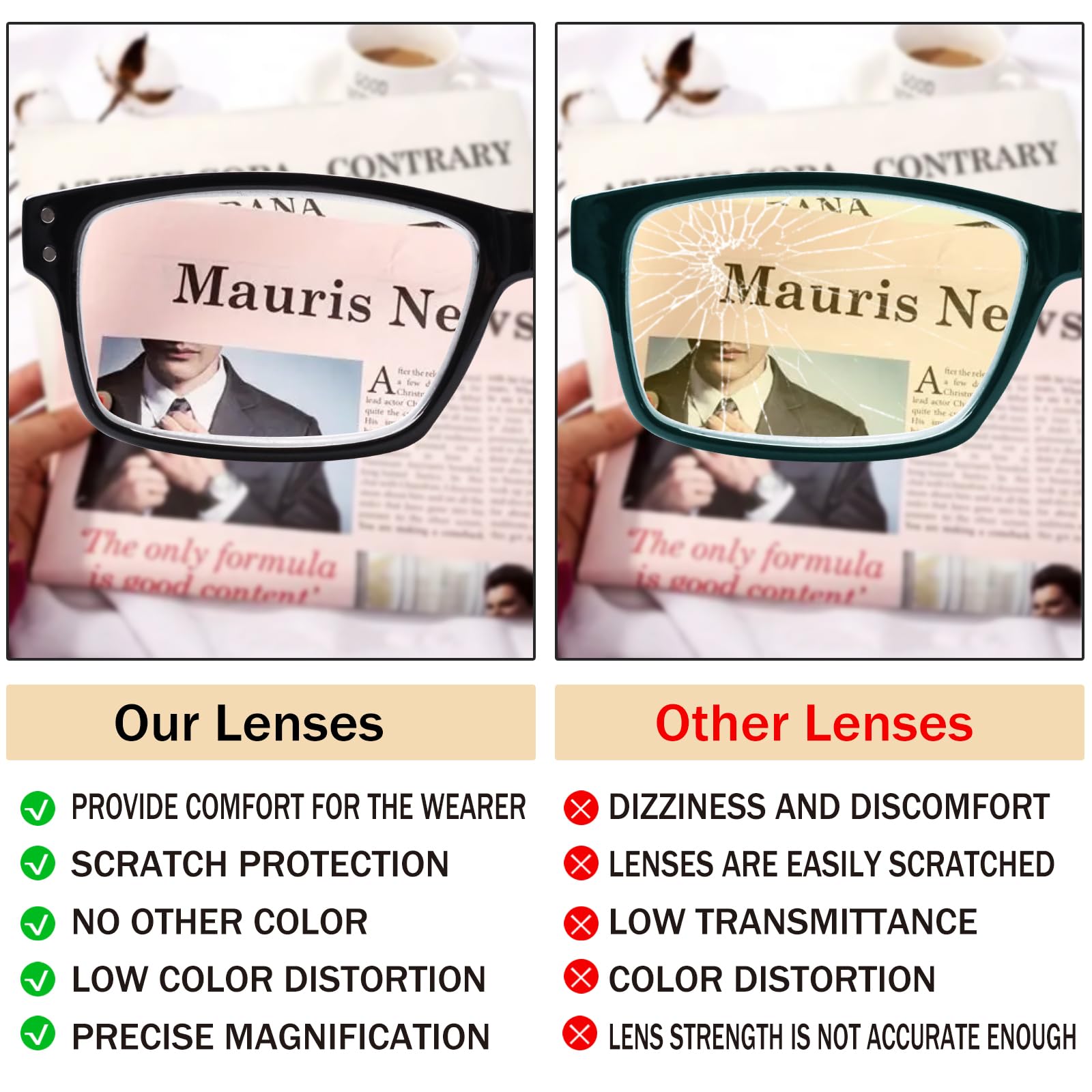 SIGVAN reading glasses in daily use at desk, home or office