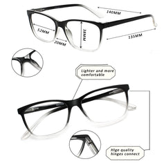 SIGVAN glasses with spring hinges for comfortable fit during long wear