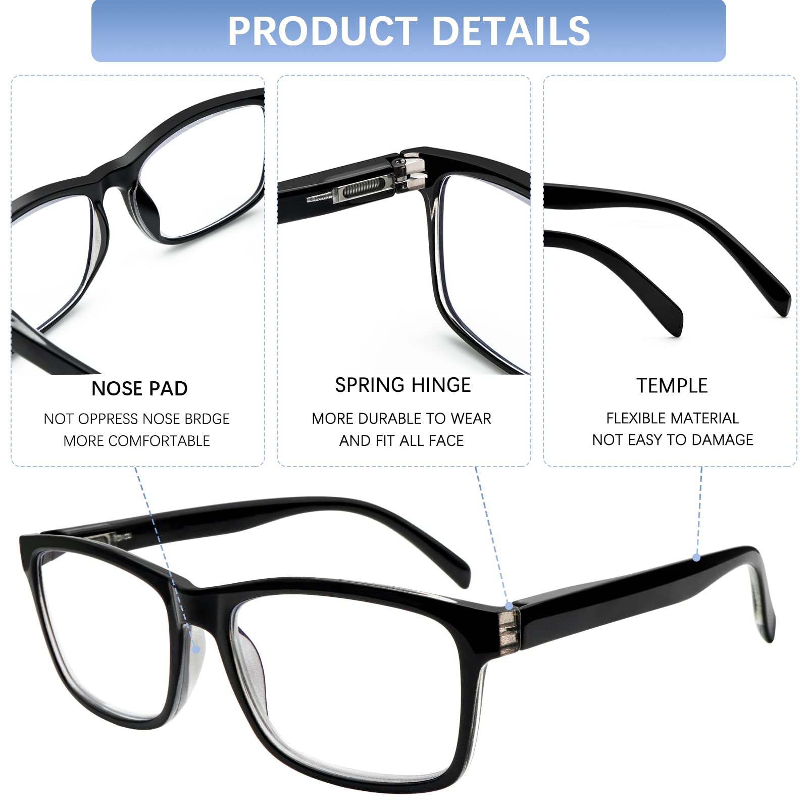 SIGVAN lightweight frame reduces fatigue during long reading sessions