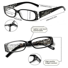 SIGVAN reading glasses in tortoise frame for long, stylish reading sessions.