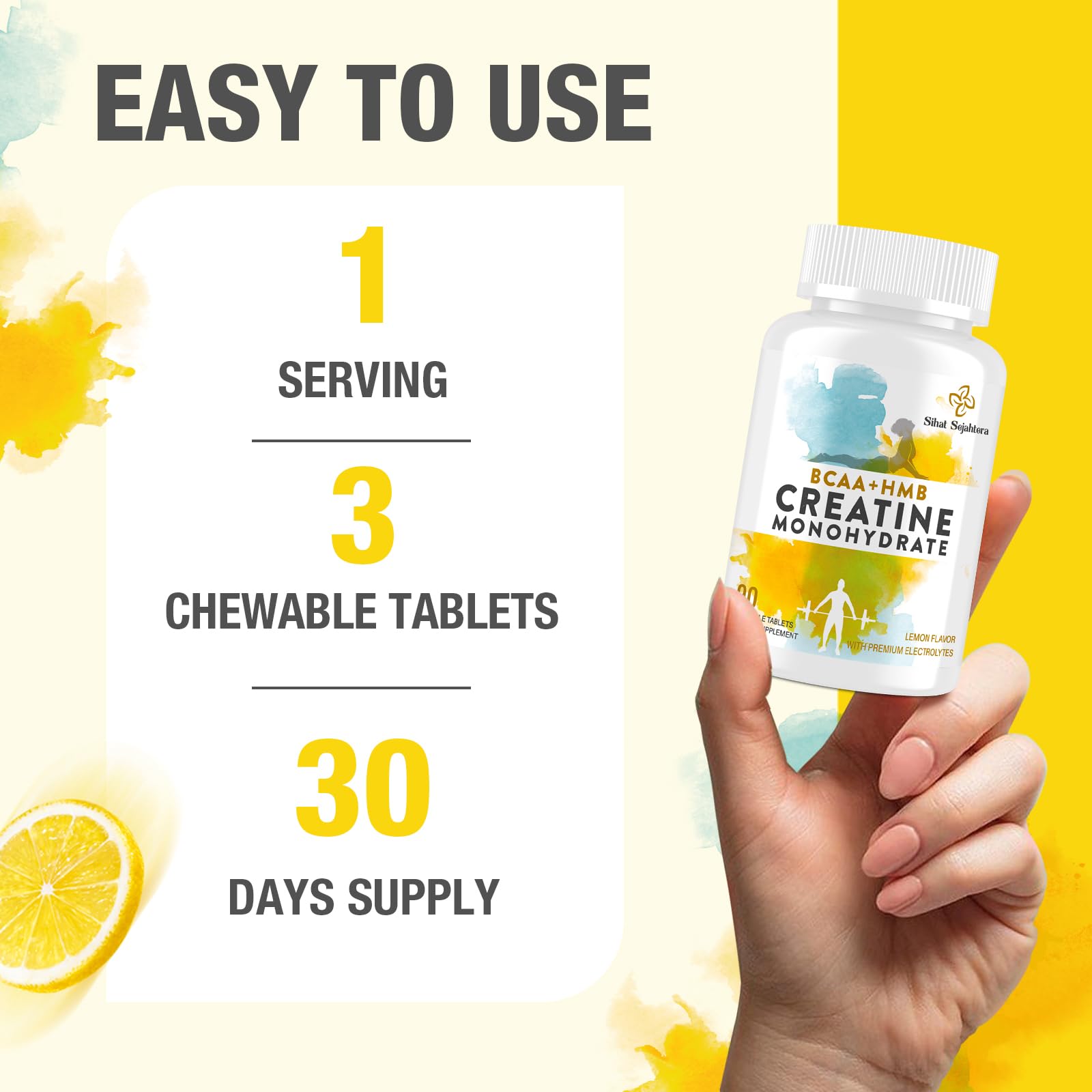 Sihat Sejahtera chewable tablets on the go scene.