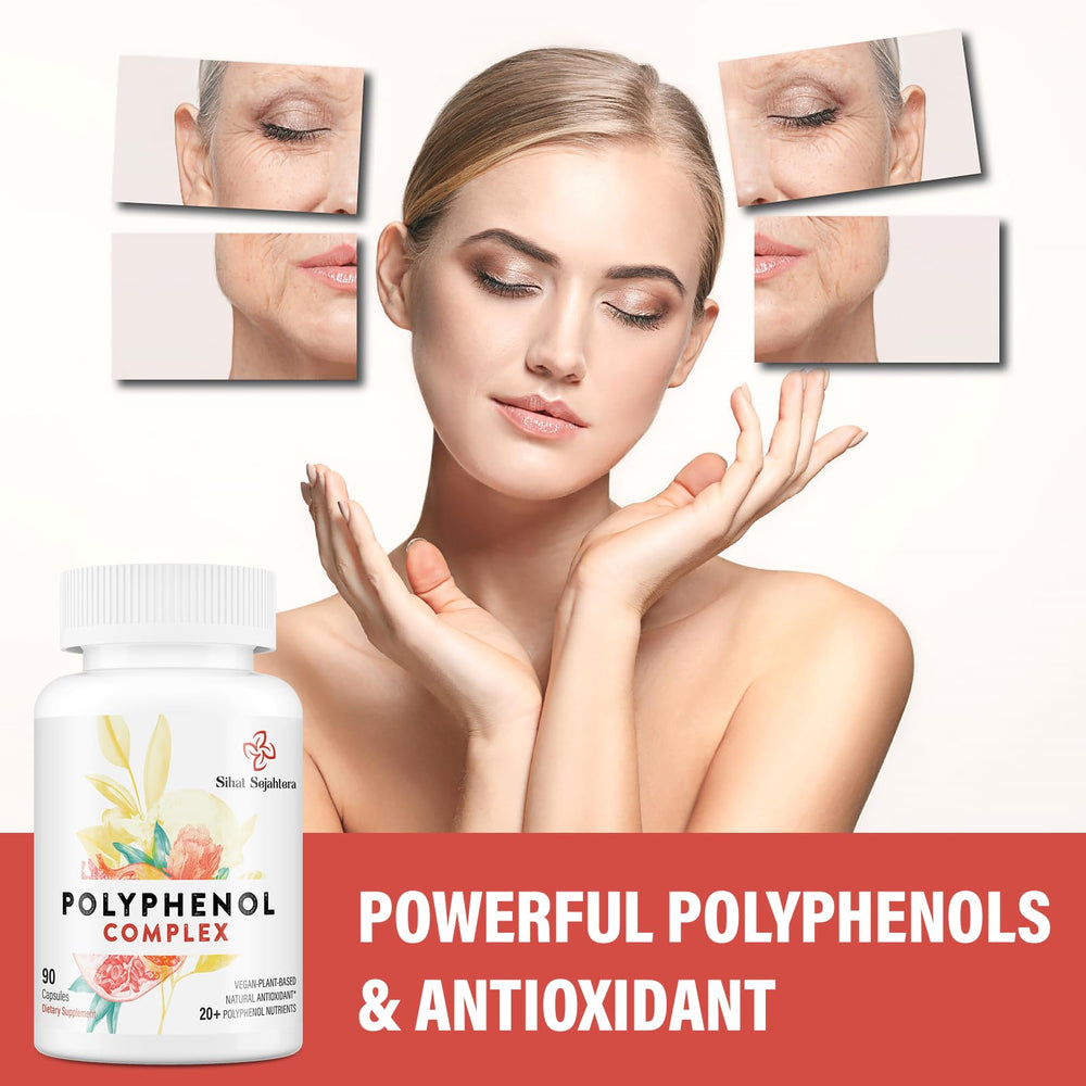 Sihat Sejahtera pomegranate, acerola, citrus bioflavonoids for vitality.