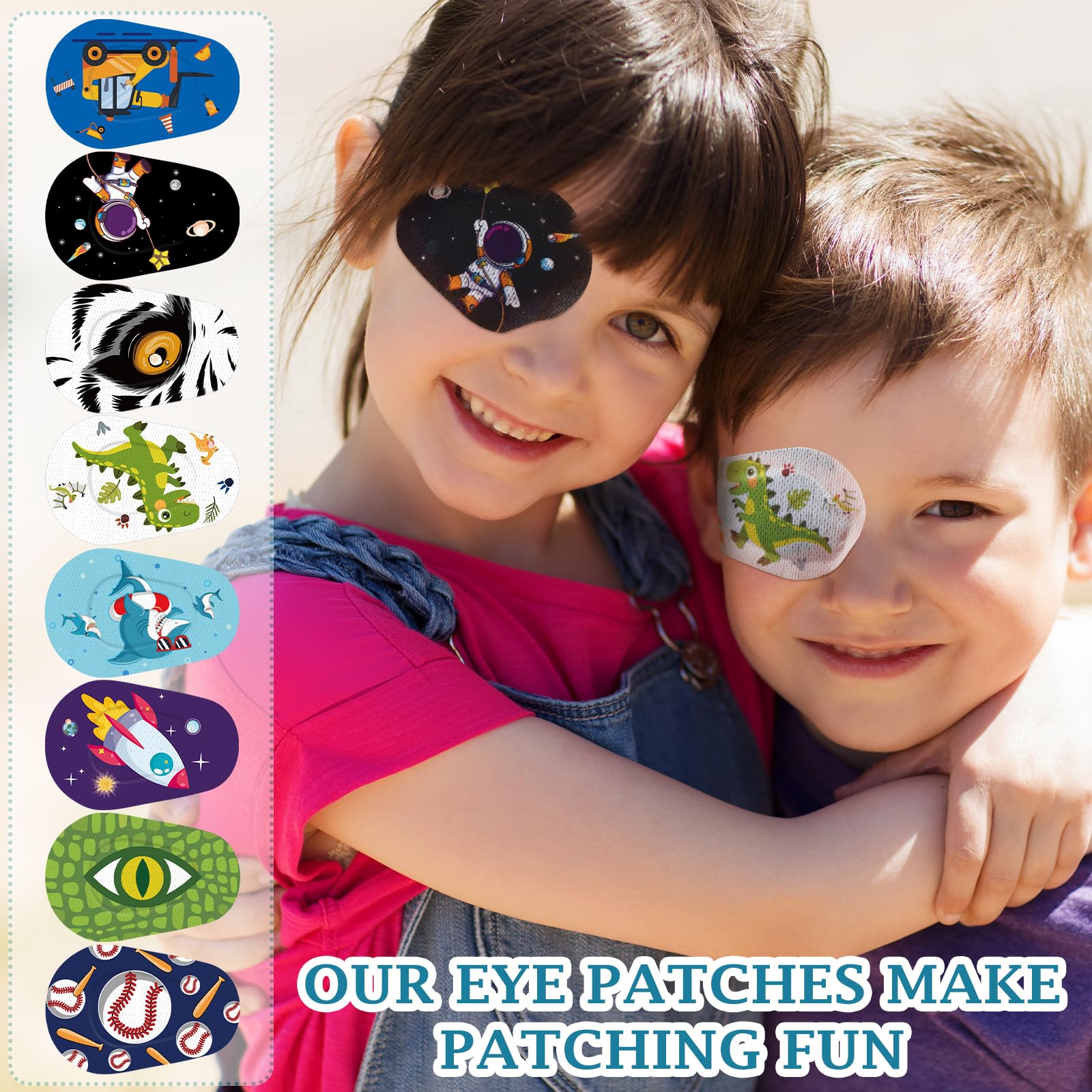 Siifert astronaut-pattern eye patch sparks imagination during wear