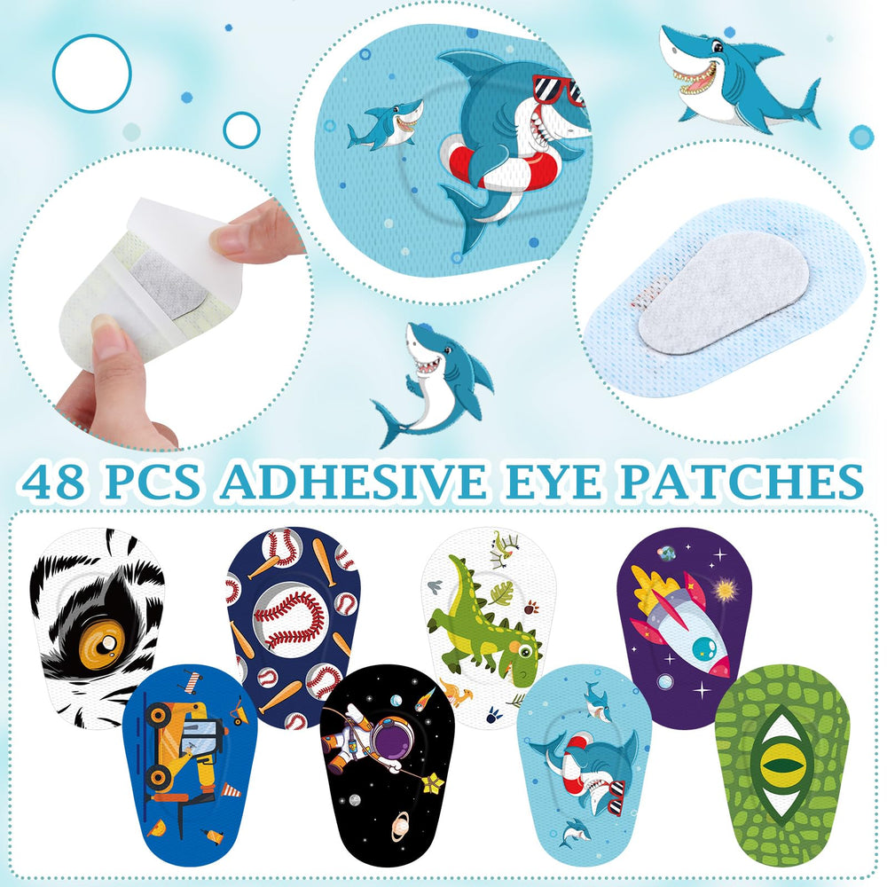 Siifert kid-size eye patch 2x3 inches fits most faces comfortably