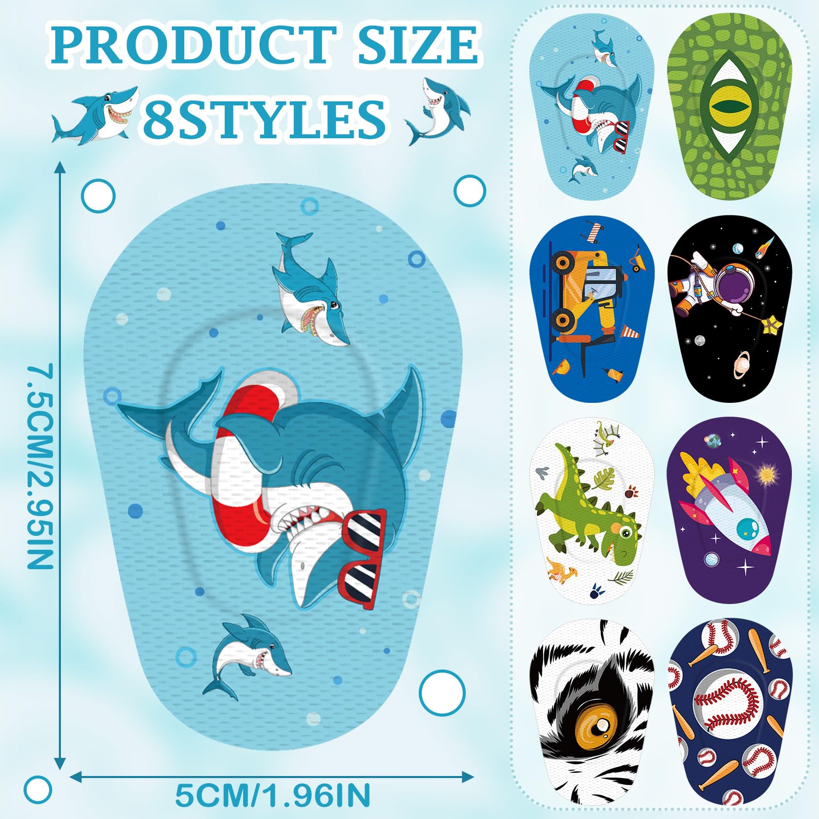 Siifert soft non-woven material eye patches gentle on skin