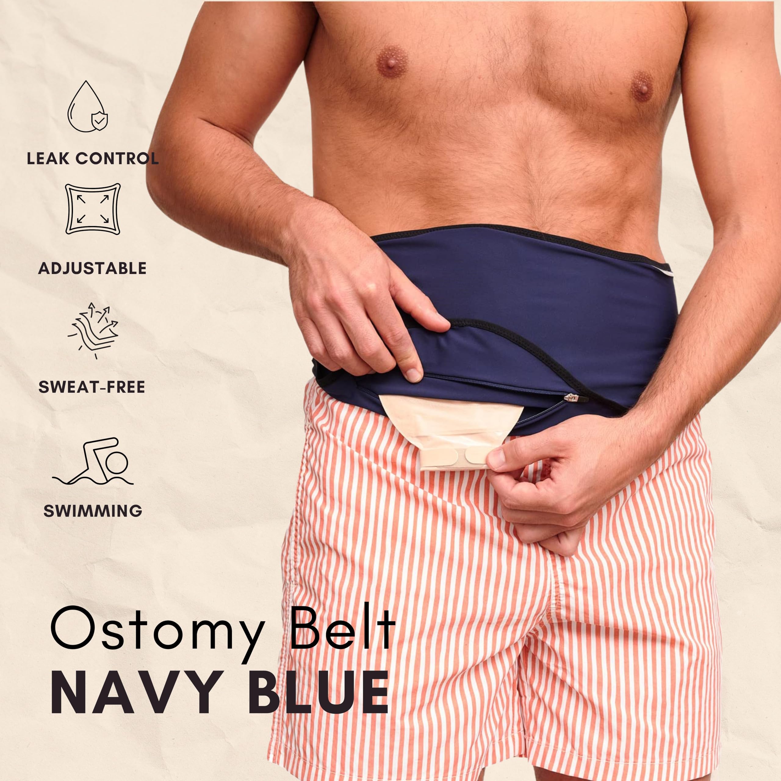 SIIL ostomy wrap quick-dry fabric ideal for workouts