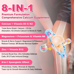 Sijigood 2-pack calcium citrate gummies emphasizes convenient daily bone health support