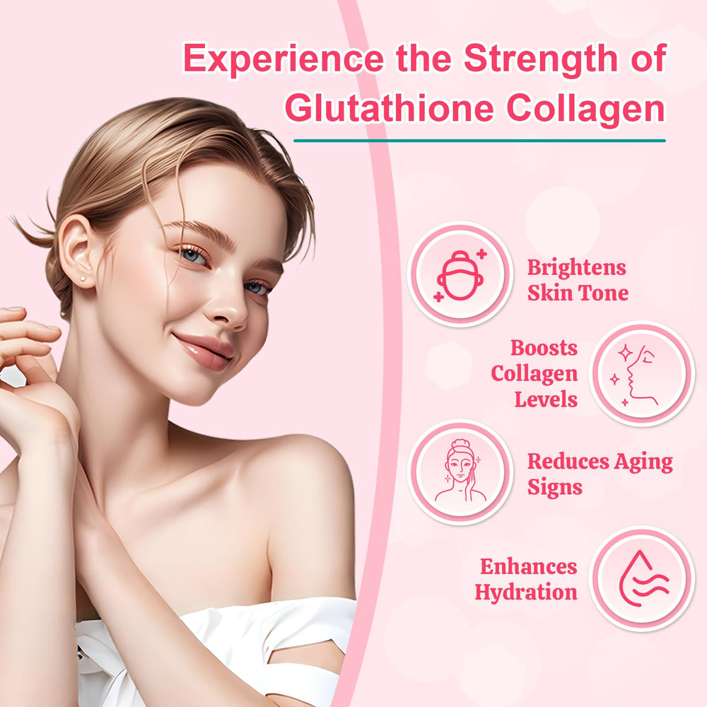 Sijigood Glutathione Collagen Gummies close-up shows chewy texture and strawberry flavor.