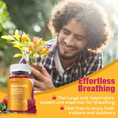 Sijigood Quercetin Gummies bromelain-visual shows enzyme blend for gentle digestion.