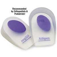 Silipos Heel Cushions on a foot demonstrate shock absorption and daily comfort