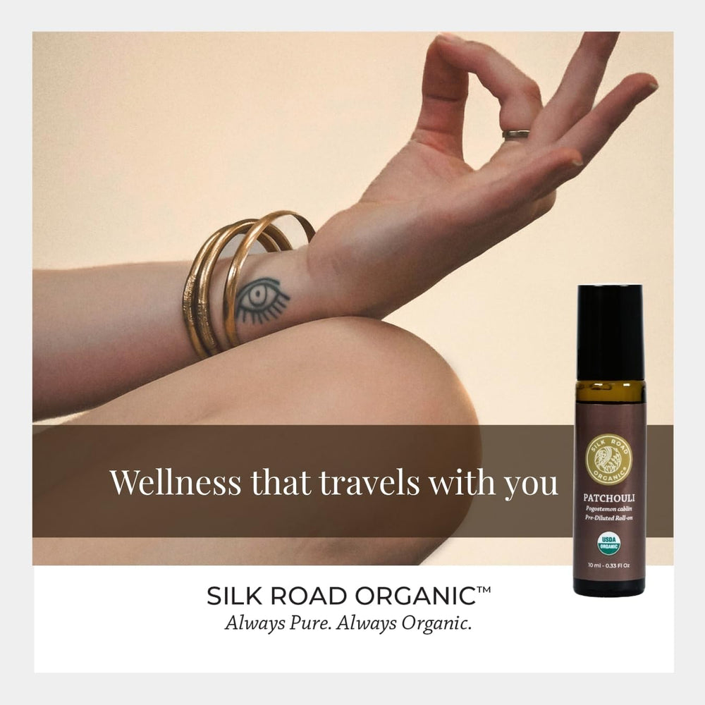 Silk Road Organic Patchouli with USDA certification confirms pure ingredients.