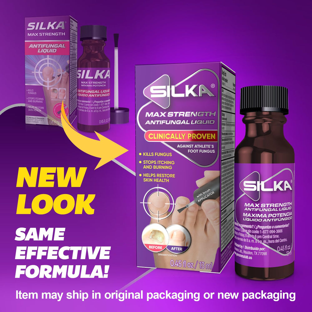 Progress-focused scene suggesting healthier-looking nails over weeks with Silka.