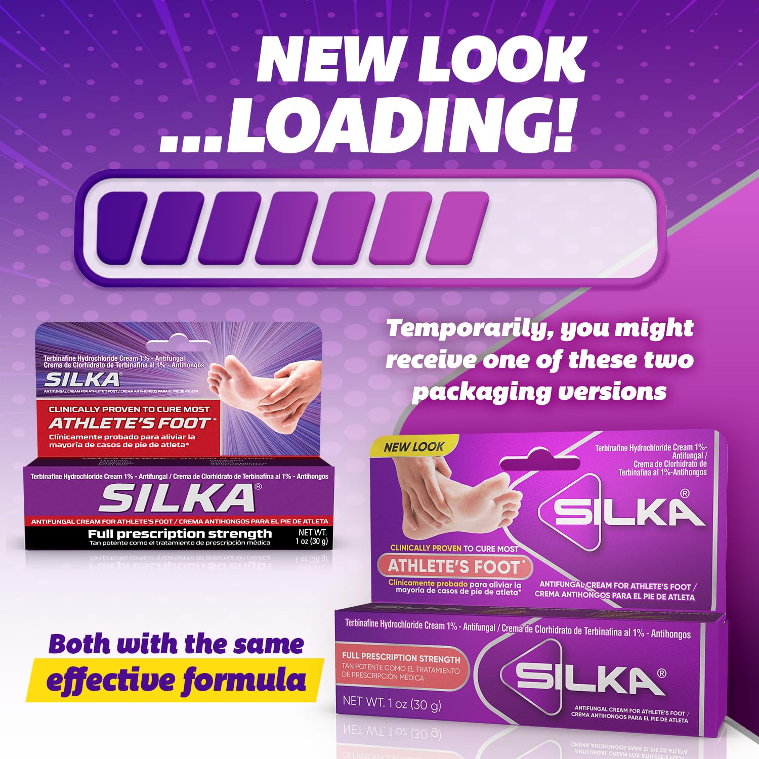 Silka packaging and label clearly shown on shelf.