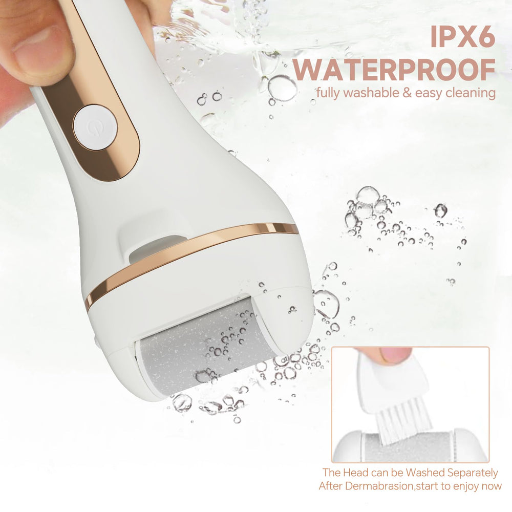 SilkGlow rechargeable foot file with dual speeds for versatile care