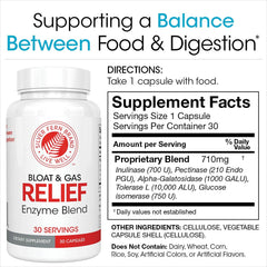 Silver Fern digestive enzymes capsules aiding nutrient breakdown during meals.