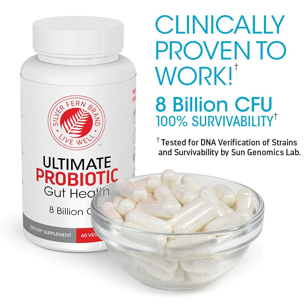Silver Fern probiotic DNA-verified icon conveys trusted strain integrity