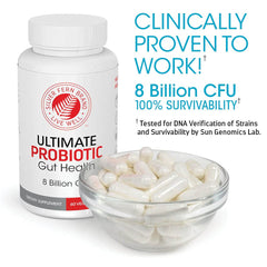 Silver Fern probiotic DNA-verified icon conveys trusted strain integrity