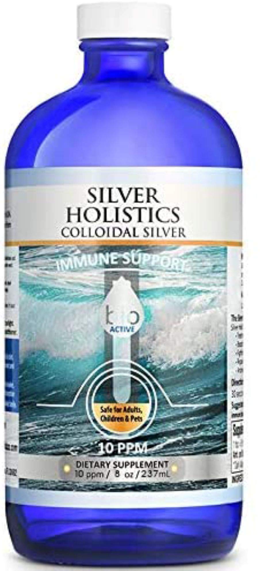 Silver Holistics Colloidal Silver 8 oz bottle for easy daily use.