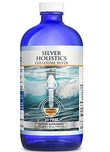 SILVER HOLISTICS refill bottle with 16 oz capacity for simple replenishment
