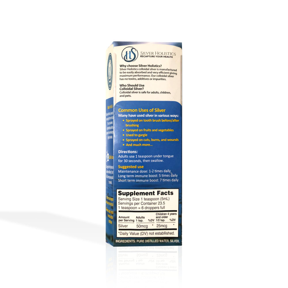 SILVER HOLISTICS safe for children and pets with additive-free formula