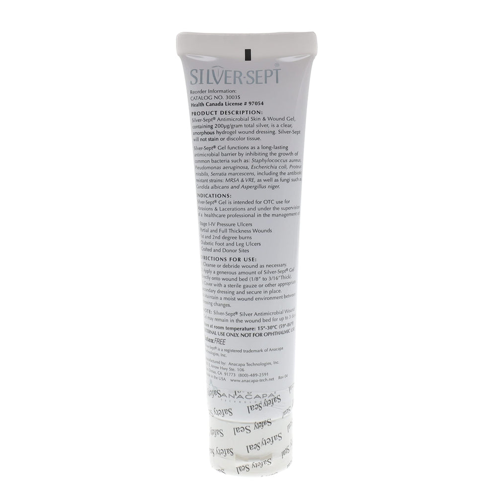 Visual for first and second-degree burn care with Silver-Sept Gel