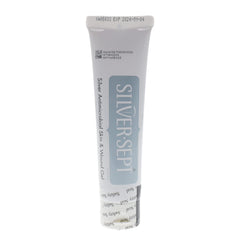 Silver-Sept Silver Skin Gel tube front view for clean wound care and moisture balance