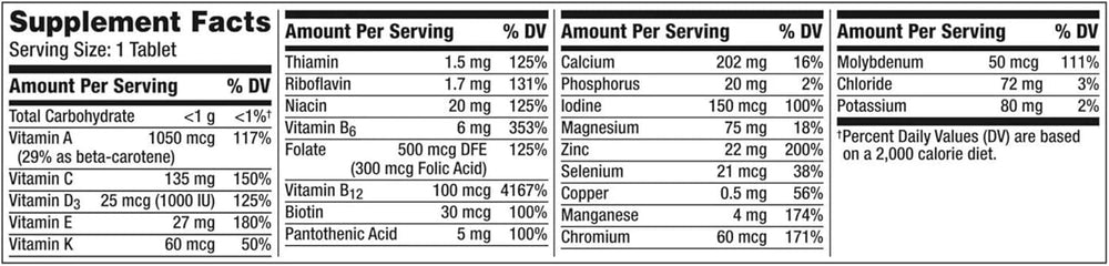 Silver Women 50 Plus gluten-free formula designed for gentle digestion