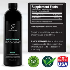 SilverCeuticals nano colloidal silver bottle pour for easy dosing