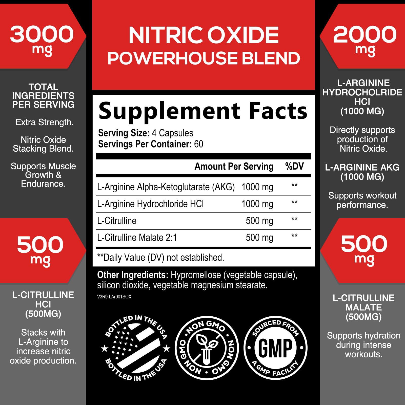 SilverOnyx capsules close-up showing compact nitric oxide capsules