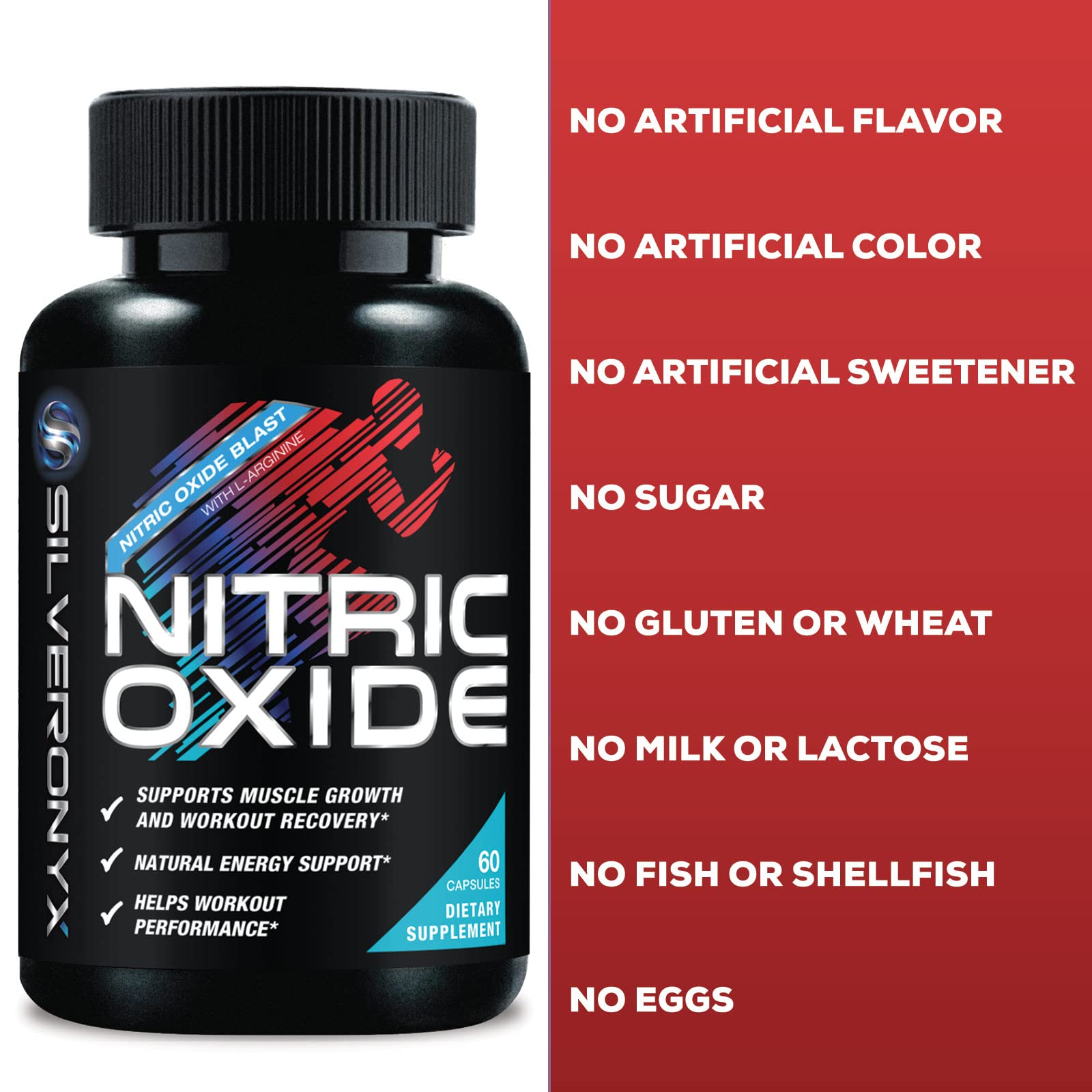 SilverOnyx capsules on white background suggesting convenient daily supplementation