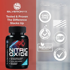 SilverOnyx L-Citrulline Malate powder scoop highlighting endurance-friendly nitric oxide features
