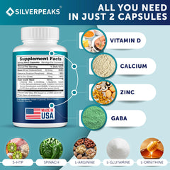 Silverpeaks Growth Capsules packaging displaying a 3-pack bundle