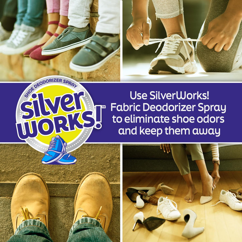 SilverWorks! spray refreshes sports gear before the next game.