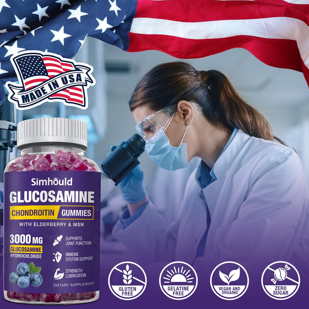 Simhould gummies with MSM and chondroitin for flexible joints