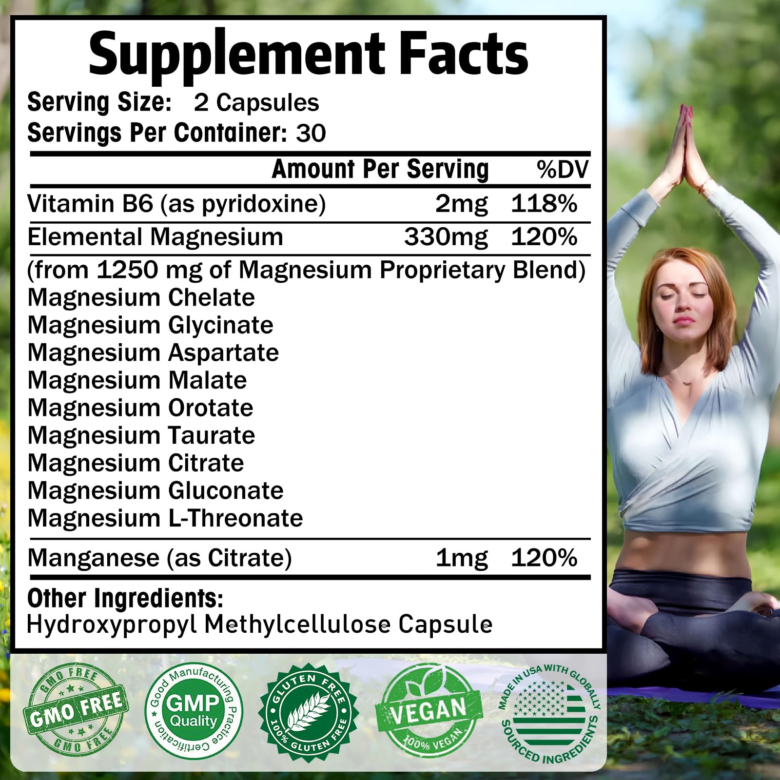 Simlike 9-Form Magnesium chelated forms label indicating easy absorption.