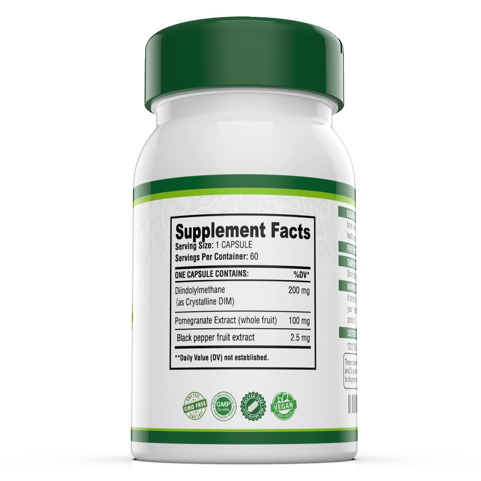 Simlike DIM Hormone Detox label details highlight quality and transparency.