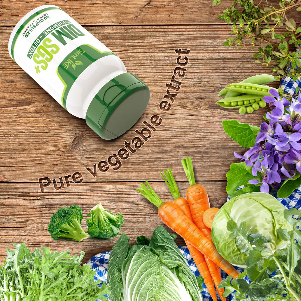 Simlike DIM bottle pour shot demonstrates convenient dosing for everyday routines.