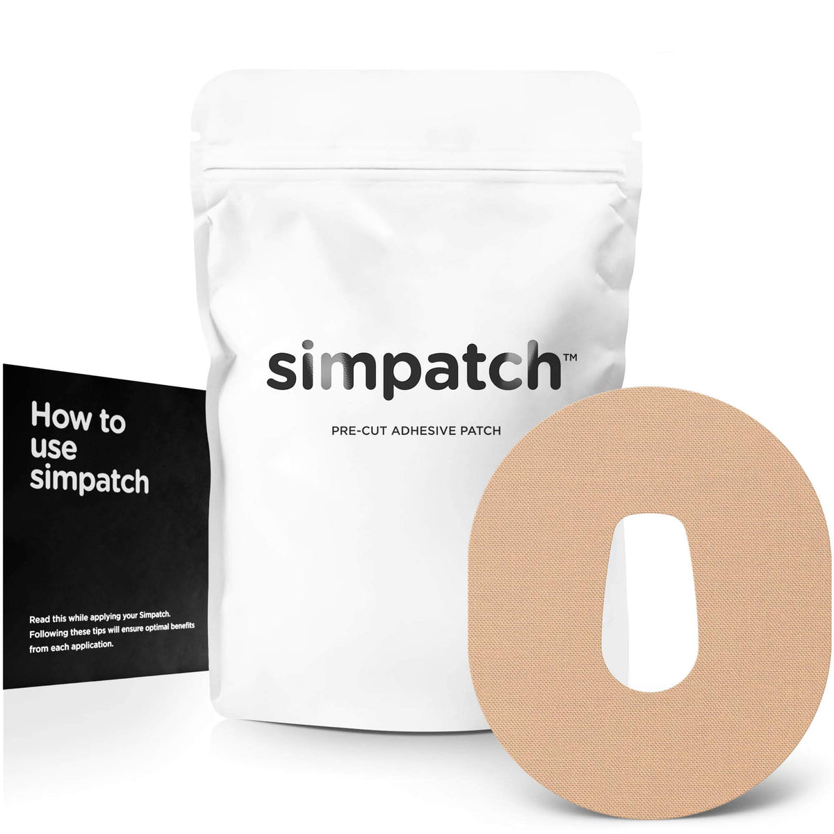 SIMPATCH Dexcom G6 beige packaging for quick setup and storage