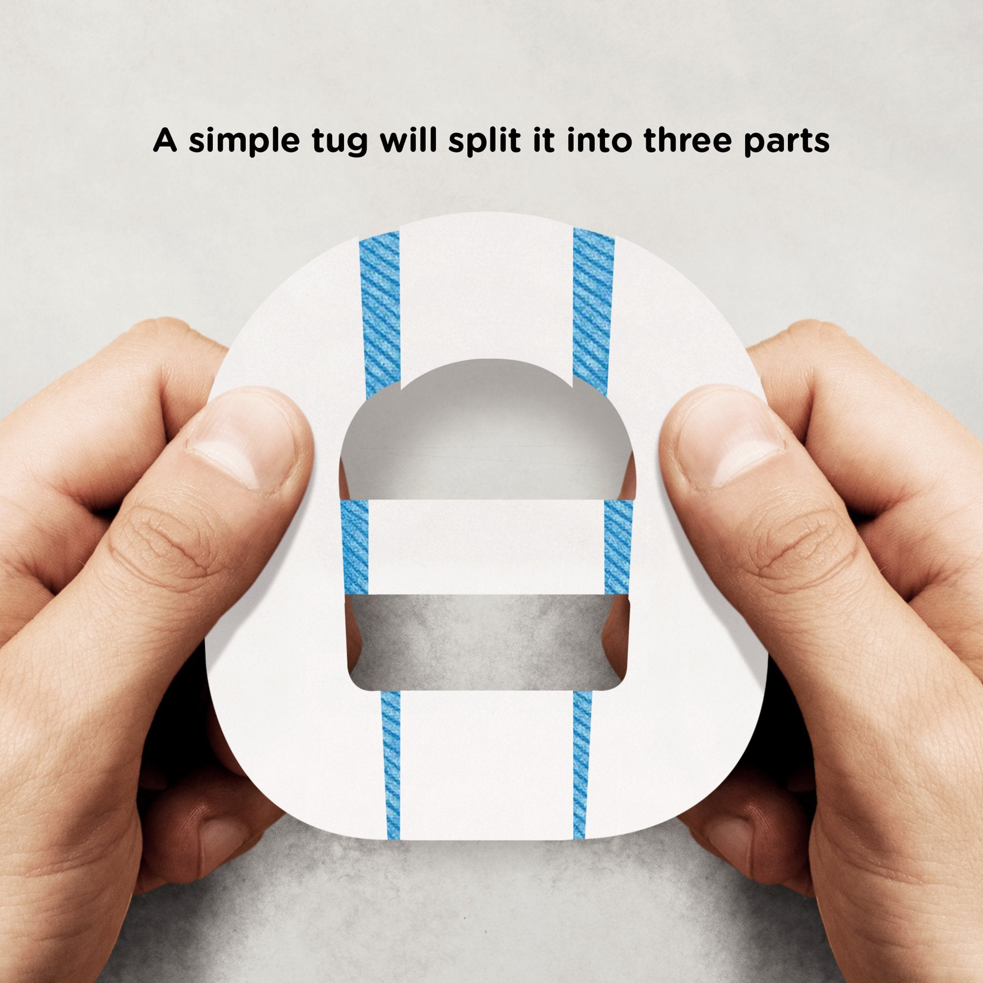 SIMPATCH easy-application design enables quick, Band-Aid–style placement.