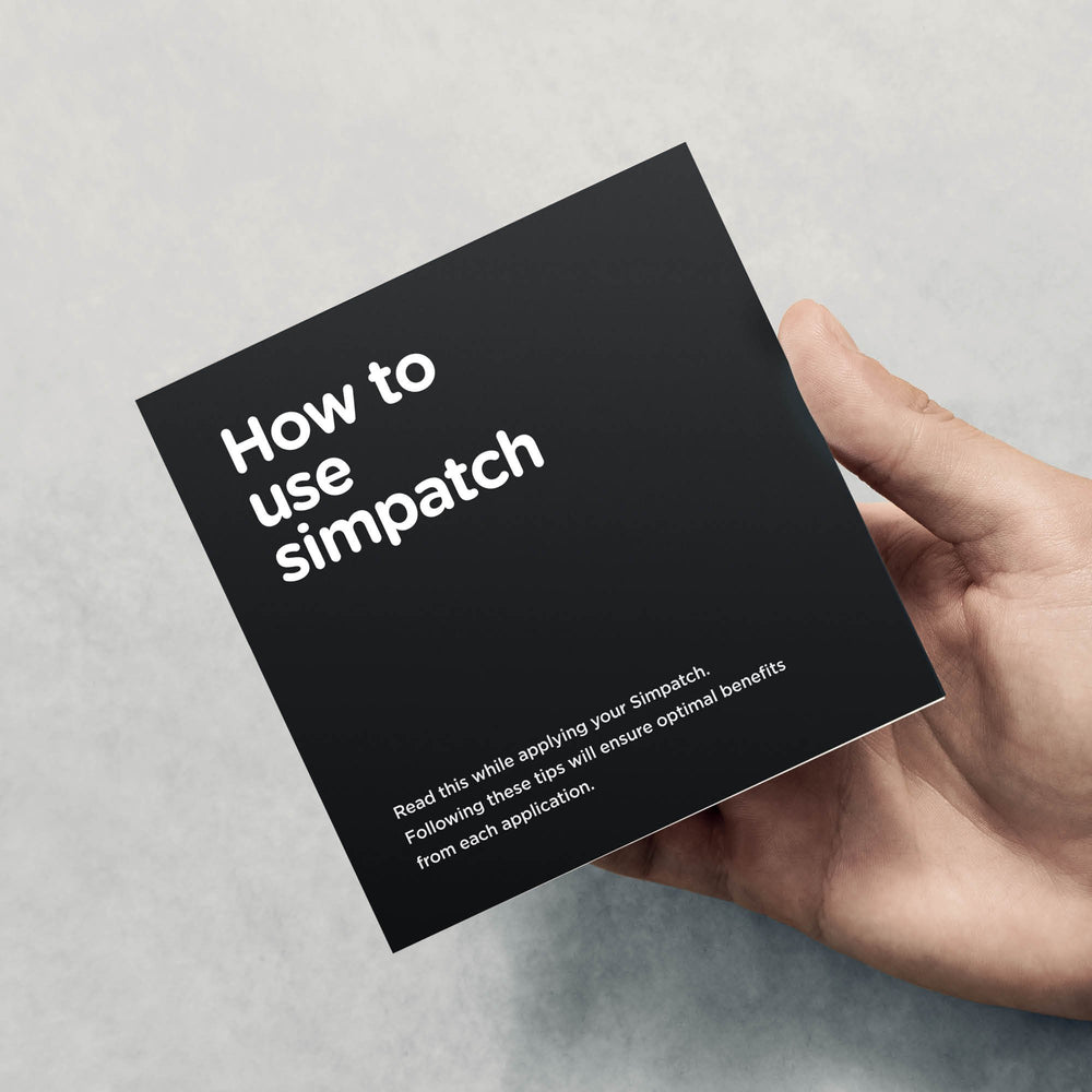SIMPATCH breathable fabric patch dries quickly while protecting the CGM sensor.