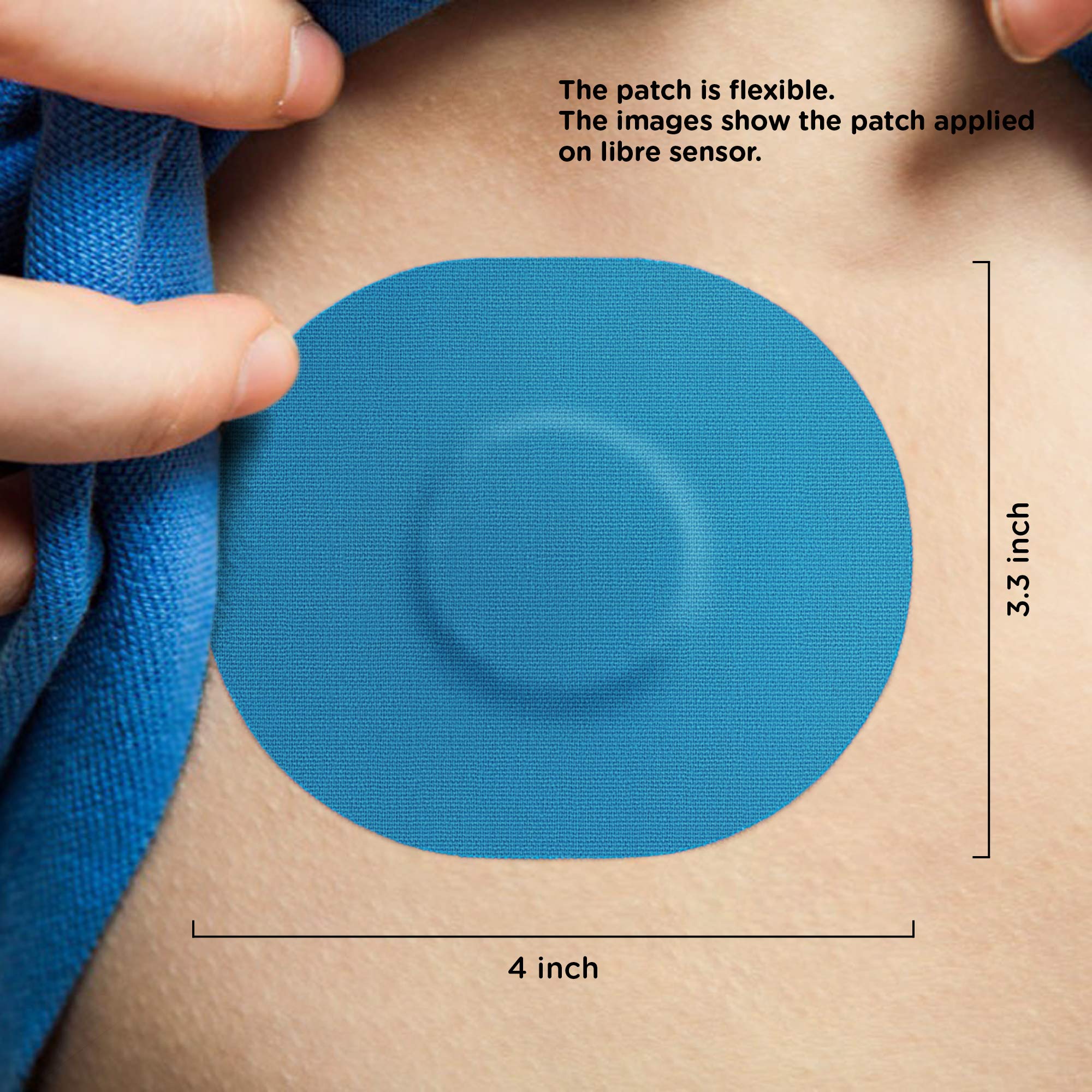 SIMPATCH patch compatible with Dexcom G4–G6 for reliable sensor wear.