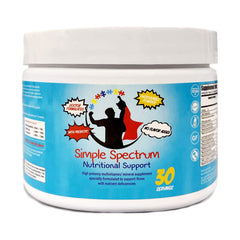 Simple Spectrum bottle pour shows easy, mess-free dosing for busy mornings.