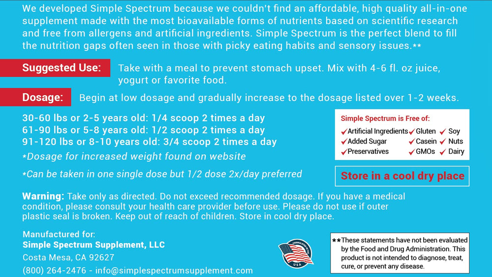 Simple Spectrum juice mixer addition illustrates easy integration into drinks for kids.