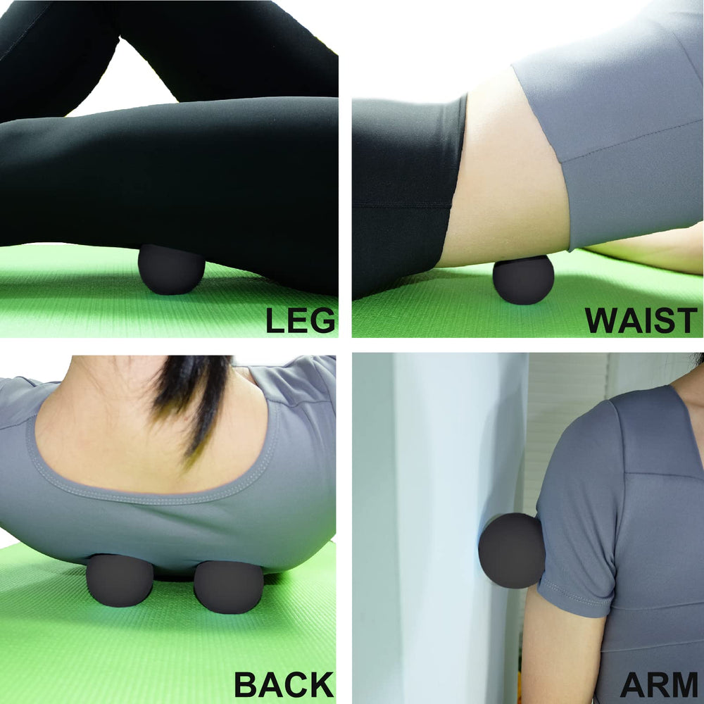 Bola de masaje SIMPLECOOL dura, enfoque cuello, alivio puntual para cuello y hombros.