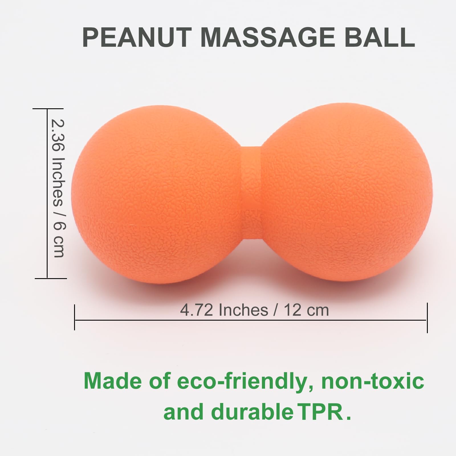 SIMPLECOOL Double Lacrosse Massage Ball for deep tissue release and mobility.