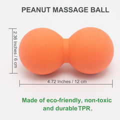 SIMPLECOOL Double Lacrosse Massage Ball for deep tissue release and mobility.
