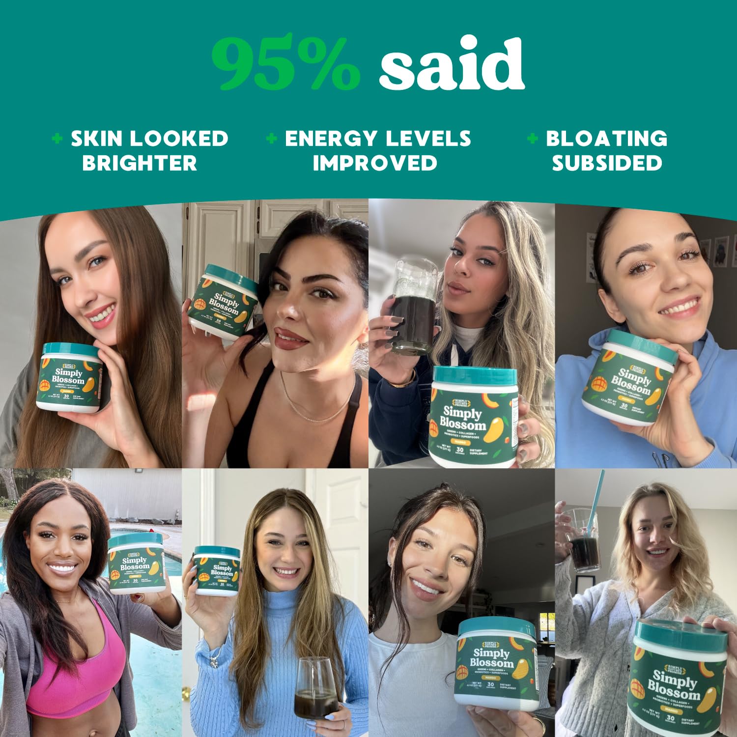 Simply Blossom probiotic-dairy-free serving demonstrates gut-friendly support options